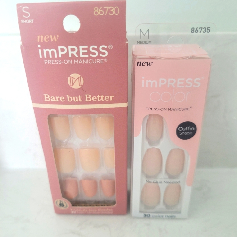 KISS impress press-on manicure bundle